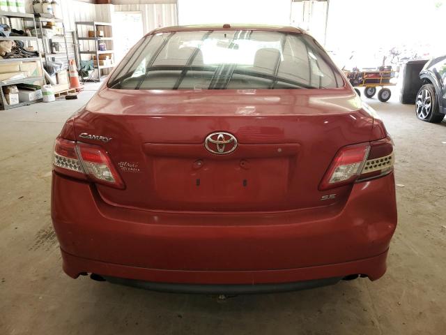 4T1BF3EK9AU068192 - 2010 TOYOTA CAMRY BASE RED photo 6