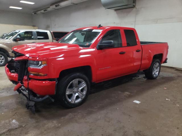 1GCVKPEH6JZ115139 - 2018 CHEVROLET SILVERADO K1500 CUSTOM RED photo 1