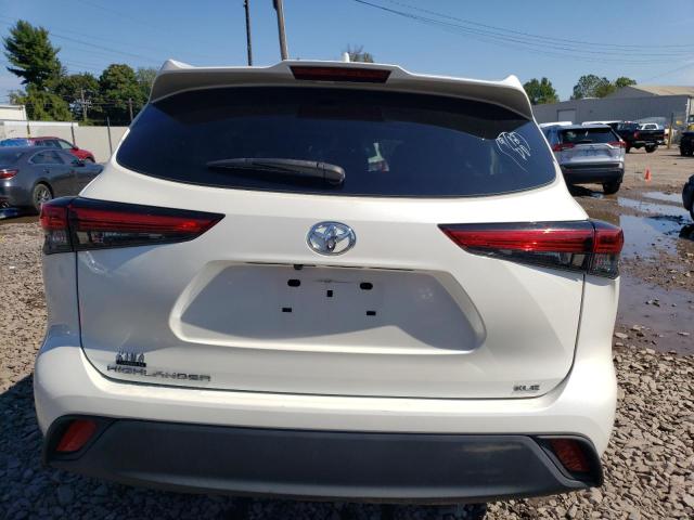 5TDGZRAH6MS065306 - 2021 TOYOTA HIGHLANDER XLE Սպիտակ լուսանկար 6