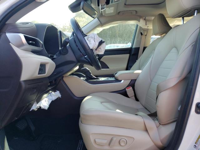 5TDGZRAH6MS065306 - 2021 TOYOTA HIGHLANDER XLE Սպիտակ լուսանկար 7