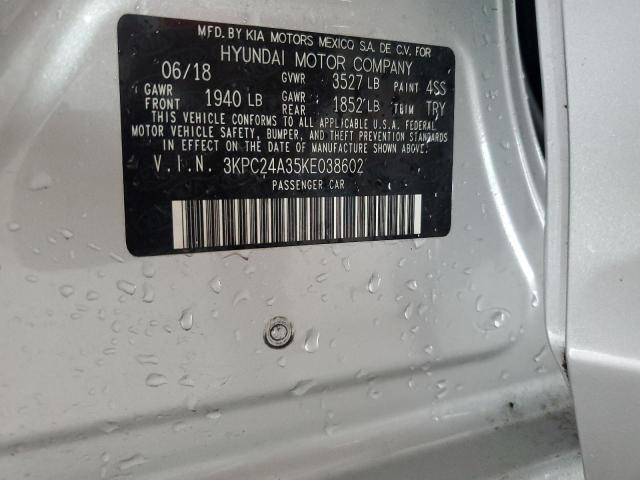 3KPC24A35KE038602 - 2019 HYUNDAI ACCENT SE Gümüş foto 13