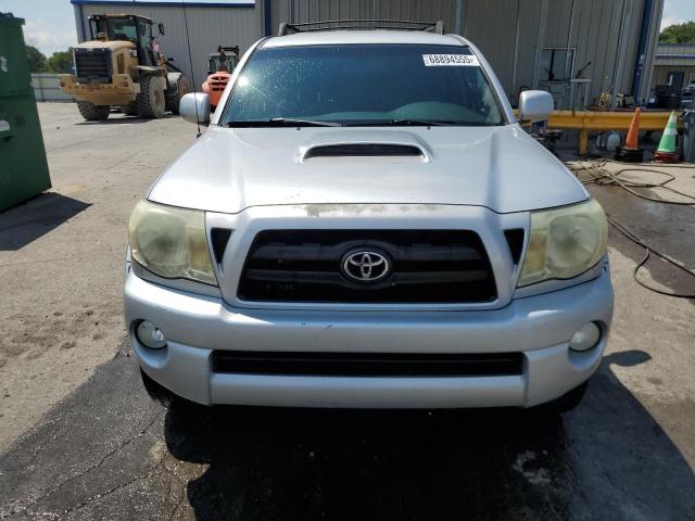5TELU42N68Z569142 - 2008 TOYOTA TACOMA DOUBLE CAB SILVER photo 5
