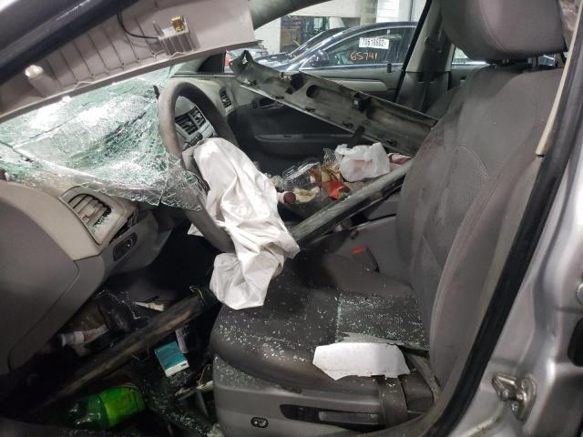 1G1ZA5EB4AF106518 - 2010 CHEVROLET MALIBU LS SILVER photo 7