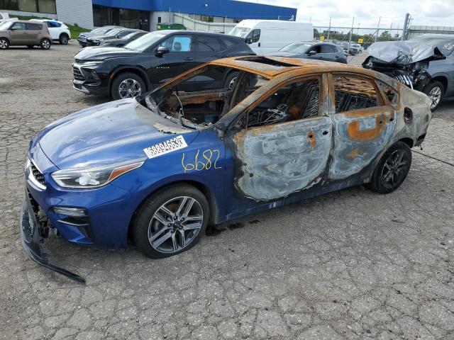 3KPF34AD8KE006682 - 2019 KIA FORTE GT LINE BLUE photo 1