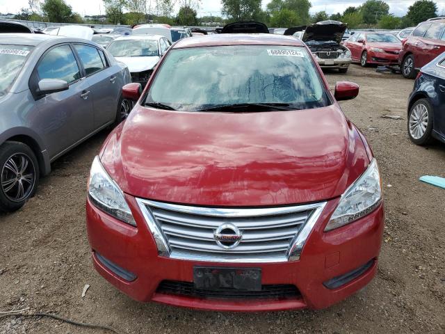 3N1AB7AP6EY307398 - 2014 NISSAN SENTRA S RED photo 5