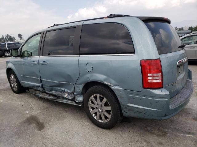 2A8HR54P58R684521 - 2008 CHRYSLER TOWN & CTY TOURING TEAL photo 2