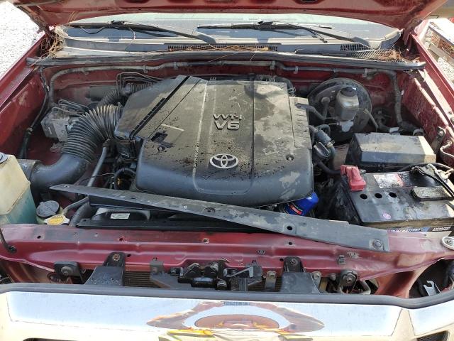 5TEJU62N45Z061315 - 2005 TOYOTA TACOMA DOUBLE CAB PRERUNNER MAROON photo 11