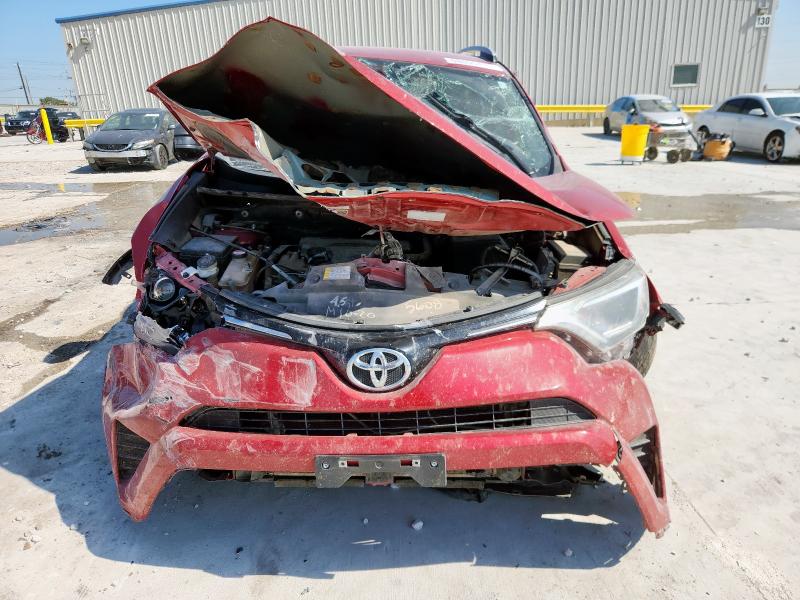 JTMZFREV7GJ074888 - 2016 TOYOTA RAV4 LE 红色 照片 5