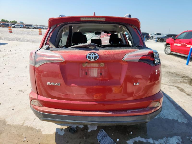 JTMZFREV7GJ074888 - 2016 TOYOTA RAV4 LE 红色 照片 6