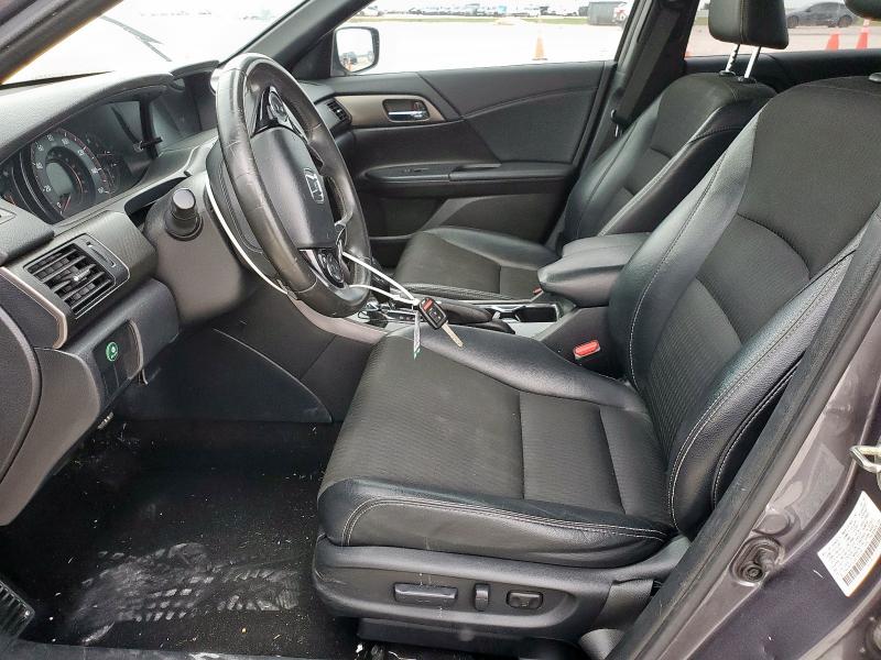 1HGCR2F50GA151539 - 2016 HONDA ACCORD SPORT GRAY photo 7