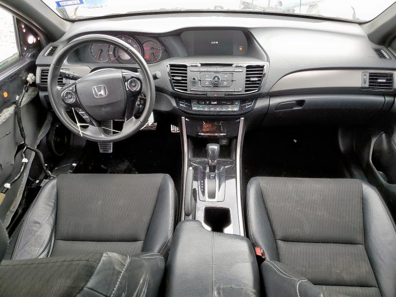 1HGCR2F50GA151539 - 2016 HONDA ACCORD SPORT GRAY photo 8