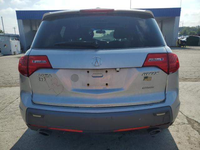 2HNYD28489H531458 - 2009 ACURA MDX TECHNOLOGY ვერცხლისფერი ფოტო 6