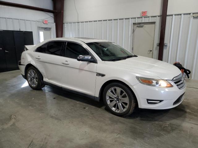 1FAHP2FW3BG110398 - 2011 FORD TAURUS LIMITED WHITE photo 4