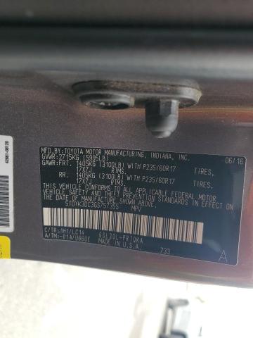 5TDYK3DC3GS757355 - 2016 TOYOTA SIENNA XLE Gümüş foto 14