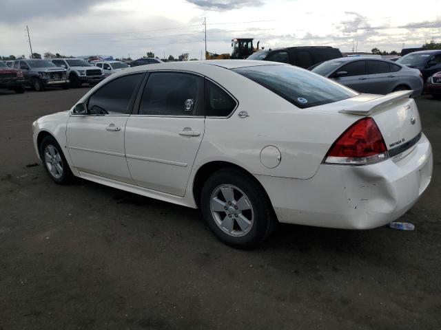 2G1WT57N491153247 - 2009 CHEVROLET IMPALA 1LT WHITE photo 2