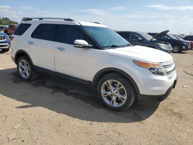 1FM5K8F86FGC35820 - 2015 FORD EXPLORER LIMITED Blanco foto 4