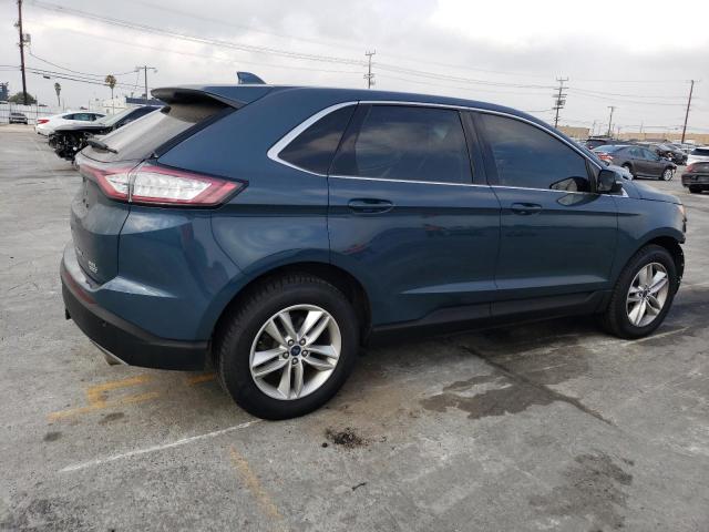 2FMPK4J95GBB03156 - 2016 FORD EDGE SEL BLUE photo 3