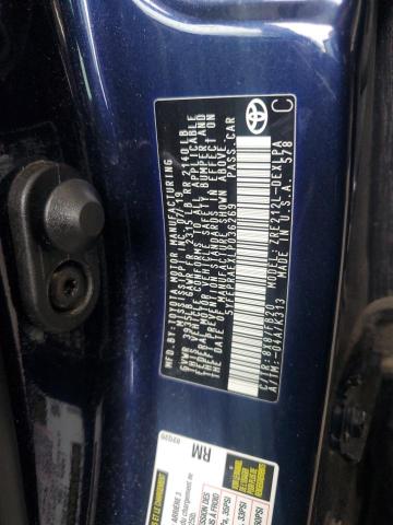 5YFEPRAEXLP036269 - 2020 TOYOTA COROLLA LE BLUE photo 12