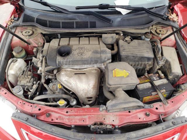 4T1BF3EK4BU167021 - 2011 TOYOTA CAMRY BASE RED photo 11
