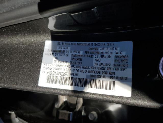 3MVDMBCL6NM422977 - 2022 MAZDA CX-30 PREFERRED GRAY photo 12