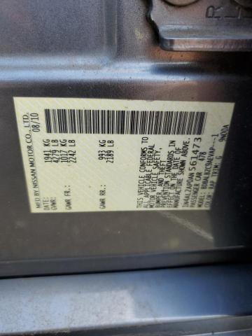 1N4AL2AP0AN561473 - 2010 NISSAN ALTIMA BASE ლურჯი ფოტო 12