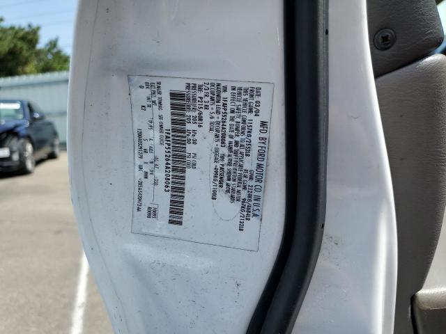 1FAFP55264A208063 - 2004 FORD TAURUS SES WHITE photo 12