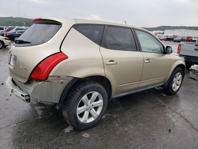 JN8AZ08W36W535871 - 2006 NISSAN MURANO SL GOLD photo 3