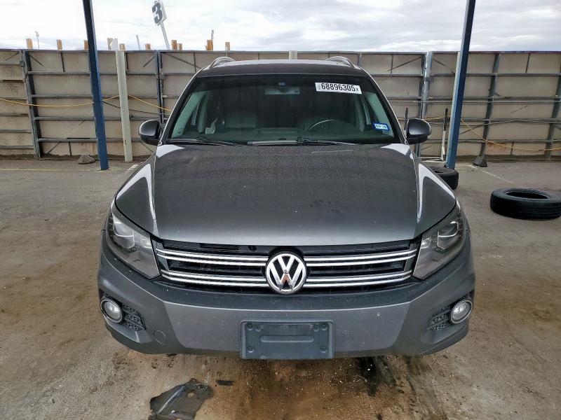 WVGAV7AXXGW560489 - 2016 VOLKSWAGEN TIGUAN S CHARCOAL photo 5