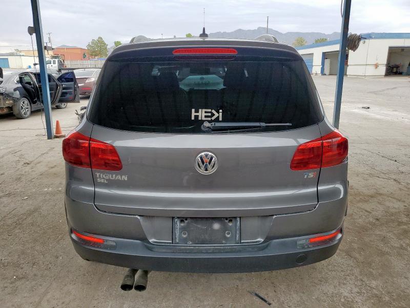 WVGAV7AXXGW560489 - 2016 VOLKSWAGEN TIGUAN S CHARCOAL photo 6