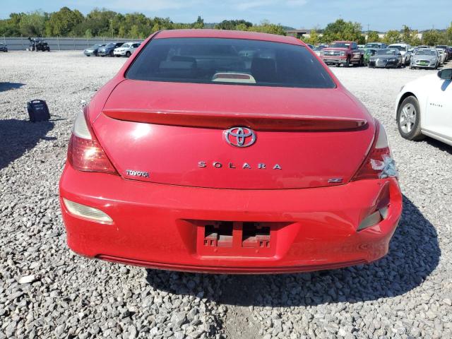 4T1CE30P98U766788 - 2008 TOYOTA CAMRY SOLA SE RED photo 6