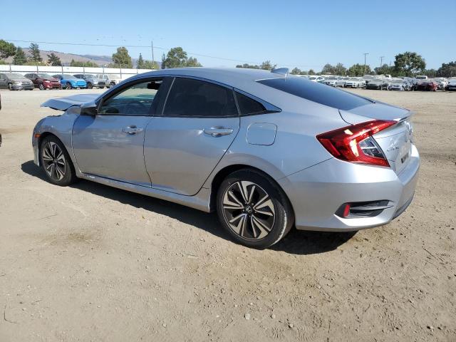 JHMFC1F72JX014954 - 2018 HONDA CIVIC EXL ვერცხლისფერი ფოტო 2