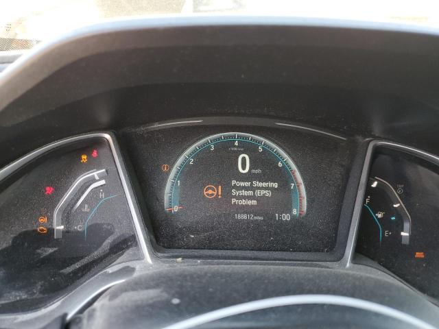 JHMFC1F72JX014954 - 2018 HONDA CIVIC EXL ვერცხლისფერი ფოტო 9