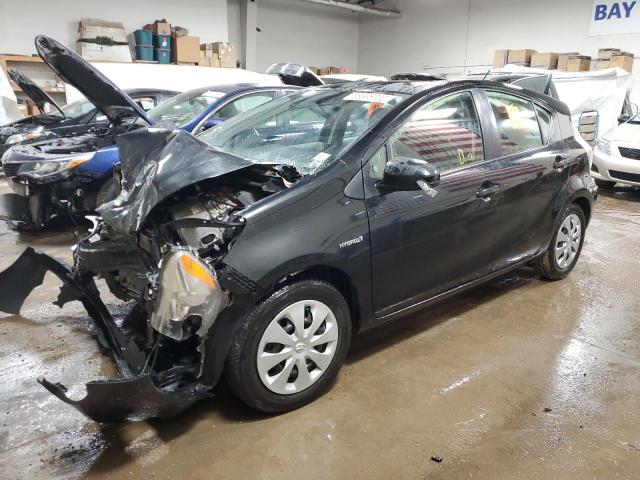 JTDKDTB35E1565285 - 2014 TOYOTA PRIUS C BLACK photo 1