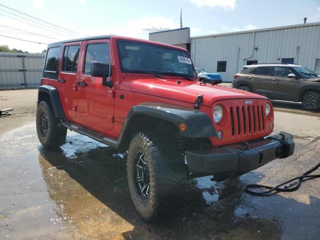 1C4BJWDG5FL519164 - 2015 JEEP WRANGLER U SPORT RED photo 4