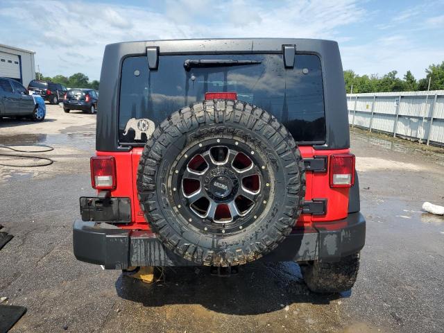 1C4BJWDG5FL519164 - 2015 JEEP WRANGLER U SPORT RED photo 6