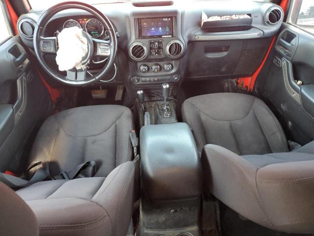 1C4BJWDG5FL519164 - 2015 JEEP WRANGLER U SPORT RED photo 8