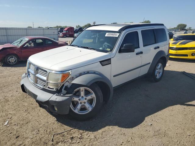 1D8GU28K77W535338 - 2007 DODGE NITRO SXT WHITE photo 1