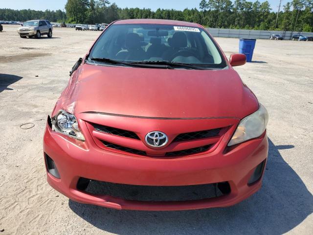 2T1BU4EE6CC860309 - 2012 TOYOTA COROLLA BASE BURGUNDY photo 5