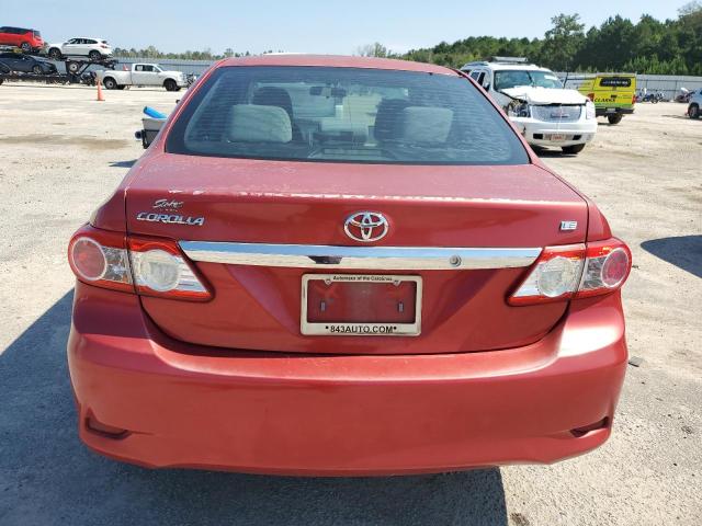 2T1BU4EE6CC860309 - 2012 TOYOTA COROLLA BASE BURGUNDY photo 6