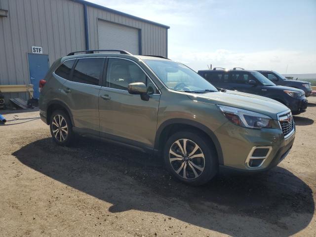 JF2SKAUC5MH406345 - 2021 SUBARU FORESTER LIMITED GREEN photo 4