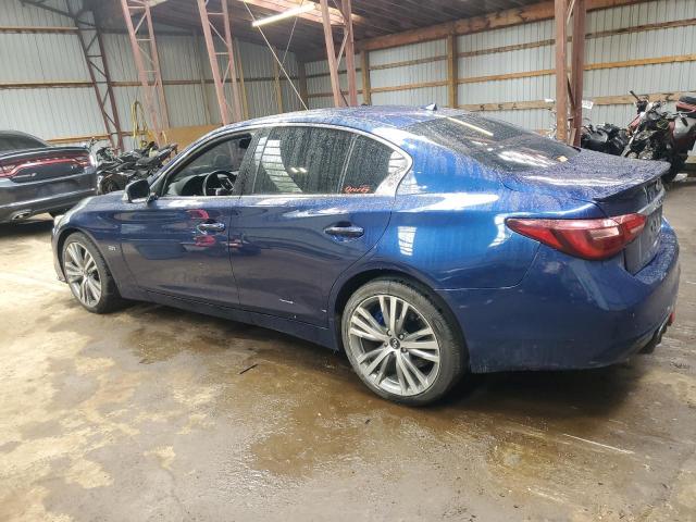 JN1EV7AR0JM611897 - 2018 INFINITI Q50 LUXE 蓝色 照片 2