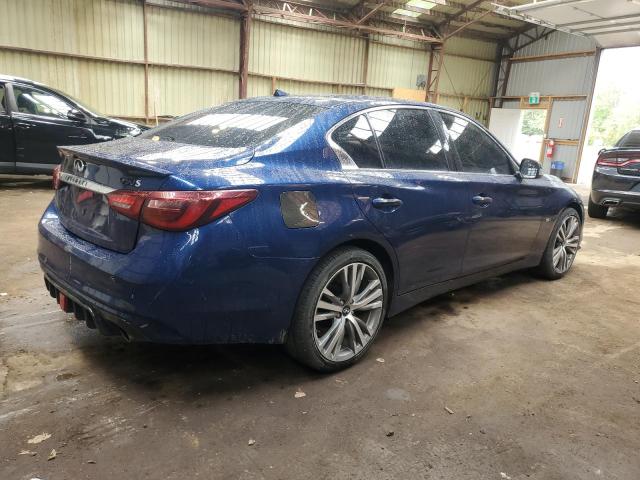 JN1EV7AR0JM611897 - 2018 INFINITI Q50 LUXE 蓝色 照片 3
