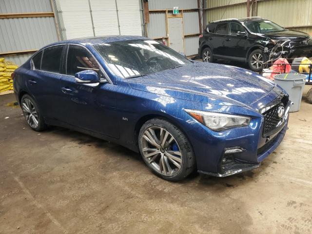 JN1EV7AR0JM611897 - 2018 INFINITI Q50 LUXE 蓝色 照片 4