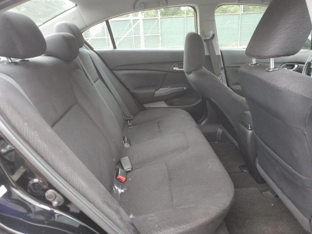 2HGFB2F55DH538490 - 2013 HONDA CIVIC LX შავი ფოტო 10