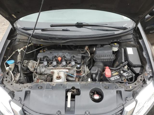 2HGFB2F55DH538490 - 2013 HONDA CIVIC LX შავი ფოტო 11