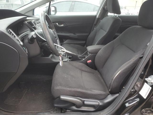 2HGFB2F55DH538490 - 2013 HONDA CIVIC LX შავი ფოტო 7