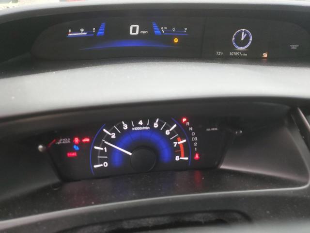 2HGFB2F55DH538490 - 2013 HONDA CIVIC LX შავი ფოტო 9