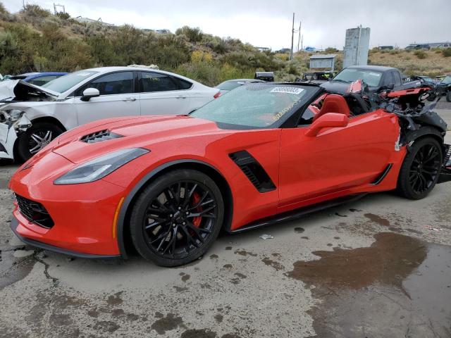 1G1YT2D64H5603285 - 2017 CHEVROLET CORVETTE Z06 3LZ RED photo 1