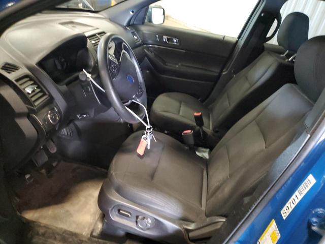 1FM5K8AT8JGB69095 - 2018 FORD EXPLORER POLICE INTERCEPTOR أزرق صورة 7