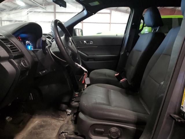 1FM5K8AT1JGC77171 - 2018 FORD EXPLORER POLICE INTERCEPTOR رمادي صورة 7